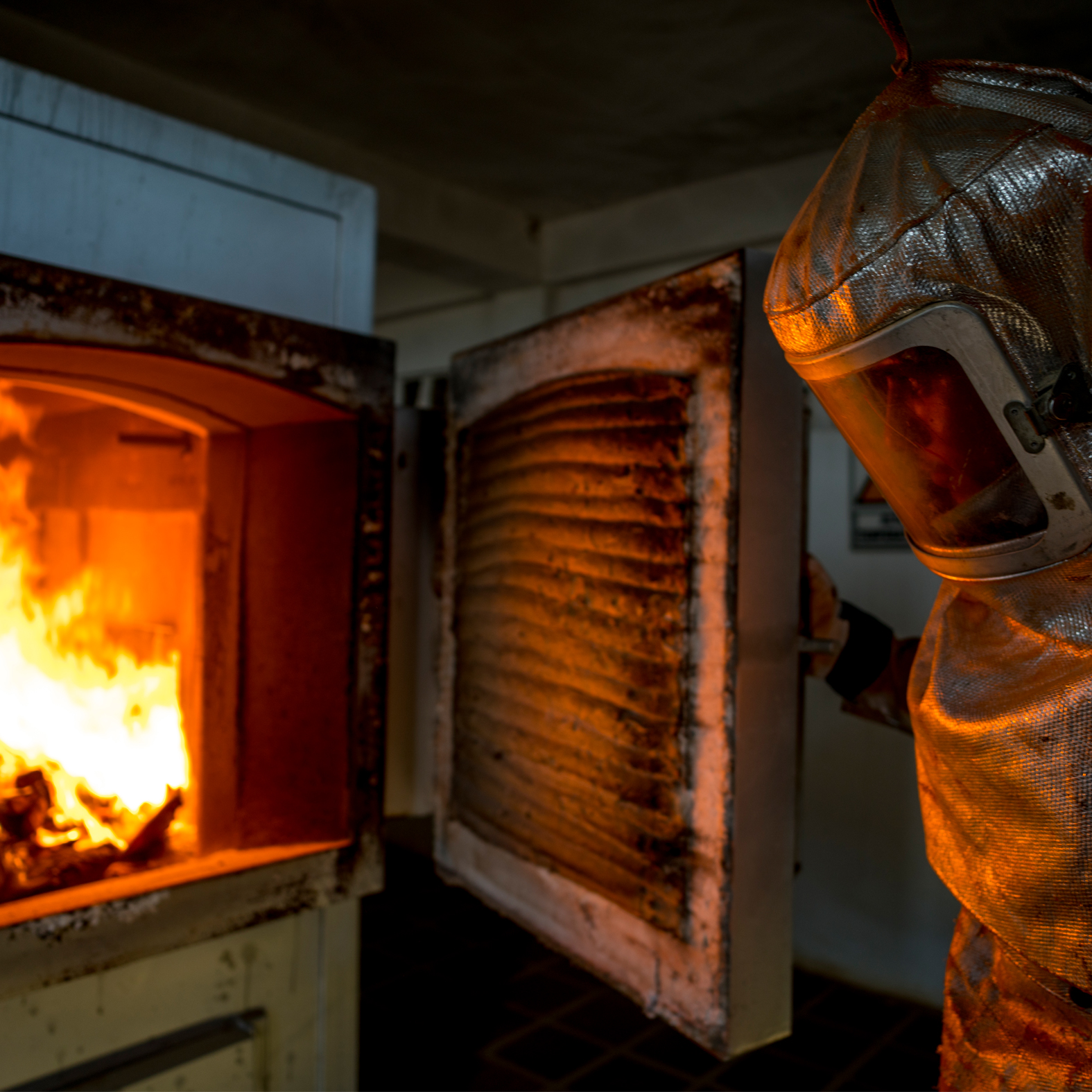 Incineración de desechos peligrosos.